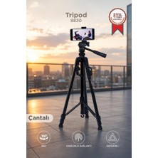 Torima Tripod Profesyonel Kumandalı Su Terazili 1.2M Telefon Tutucu 8830 Siyah