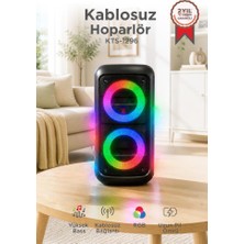 Torima Bluetooth Hoparlör Telefon Tutacaklı Rgb Işıklı Speaker KTS-1296 Siyah