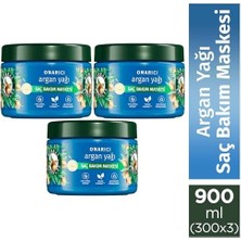 Sayemons Herbal Essences Onarıcı Argan Yağı Saç Bakım Maskesi 300ML 3lü Paket
