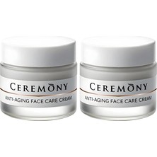 Sayemons Ceremony Kırışıklık Karşıtı Anti-Aging Kremi 50ML (2 Paketi)