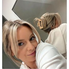 Sayemons Renkli Kadın Mandal Toka 5'li Set, Kadın Çocuk Mandal Toka, Lastik Toka Seti, Toka Organizer, Toka, Kız Çocuk Toka, Kadife Toka