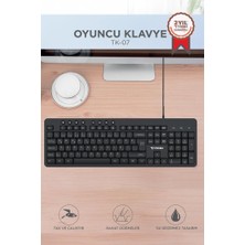 Torima Oyuncu Klavyesi Kablolu Multiedya Q Klavye TK07 Siyah
