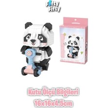 Sayemons LZ8801 Panda Scooter Block Oyuncak 320 Parça