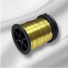 Sayemons Filografi 0.80 mm Açık Altın Renkli Tel (30 Gr, 7-8 Metre Arası)