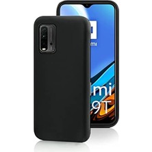 Sayemons For 9t ile Uyumlu Darbe Emici Esnek Silikon Siyah Lansman Cep Telefonu Kılıf (9t)