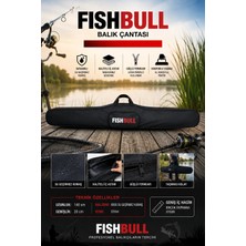 Outdoorun Fıshbull 3 Gözlü 140 cm Kamış ve Olta Taşıma El Çantası