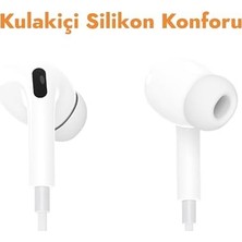 Sayemons Silikonlu Mikrofonlu Kablolu Type-C Kulaklık – Konforlu Kullanım, Net Ses