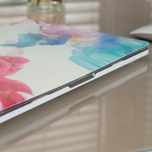 Sayemons MacBook Uyumlu Air 13 Inç Kılıf Pembe Tpu Uv Lazer Baskı Desenli Mat Kapak Zarif Tasarım Koruma A2337 M1 A2179 A1932 Pembe