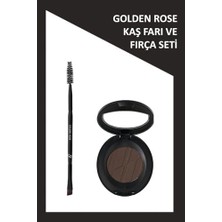 Sayemons Eyebrow Brush - Kaş Fırçası ve Eyebrow Powder No: 106 Deep Brown - Kaş Farı Seti