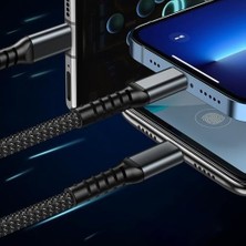 Sayemons 3'ü 1 Arada USB Kablosu Hızlı Şarj, Şeffaf Aydınlık 100W Süper Hızlı Şarj Kablosu, Dayanıklı Naylon Örgü, Tip-C, ve Cihazlar Için Şarj Çözümü