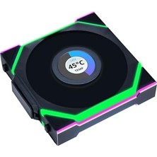 Sayemons Li Unı Fan Sl Wıreless LCD 1X120MM Siyah Kasa Fanı (G99.12SLLCD1W1B.00)