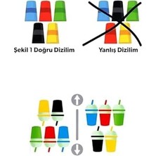 Sayemons Eğlenceli Bardaklar 3+ Yaş Üzeri Için 2-4 Kişilik Eğitici ve Eğlenceli Aile Kutu Oyunu, SM-CA-OYUN-EGLENCELIBARDAKLAR-5185