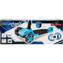 Sayemons Furkan 3 Tekerlekli Katlanabilir Işıklı Scooter - Mavi