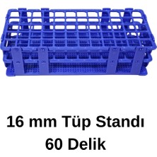 Mr. Crowley Deney Tüpü Standı 60 Delikli 16MM Çap Test Tüpü Portüp Standı