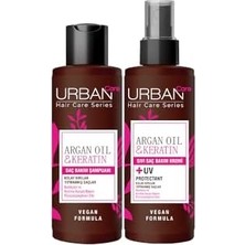 Sayemons Şampuan 100 ml + Sıvı Saç Kremi 100 ml Argan Yağı & Keratin 2'li Set