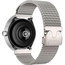 Sayemons - Haylou ile Uyumlu Rt LS05S Dt3 Mate Qcy Gtc C4U C1 22MM Kordon Gerçek Titanyum Hasır Metal Band 100