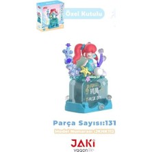 Sayemons Jaki Nanci Serisi Deniz Kızı Müzik Kutusu 131 Parça Oyuncak Yapım Seti -FFJKHK112