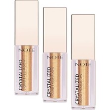 Sayemons Cosmetics Crystalized Eyeshadow Likit Metalik Göz Farı, 07 Theory (3 Paketi)