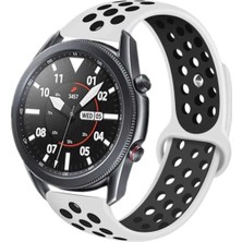 Sayemons - Pace ile Uyumlu Gtr/lite / 2 / 2e 47MM Kordon Spor Kordon - Beyaz
