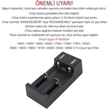 Sayemons Pil Şarj Aleti (Iki Yuvalı) - Lityum Pil Şarj CIHAZI/GT-BC02