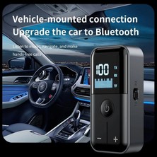 Sayemons 2’si 1 Arada Bluetooth 5.4 Ses Alıcı & Verici – 3.5mm Aux, Tf Kart Çalar, LED Ekranlı Kablosuz Adaptör, Dahili Pil, Araba, Tv, Pc & Hoparlör Için Müzik Aktarıcı | M20