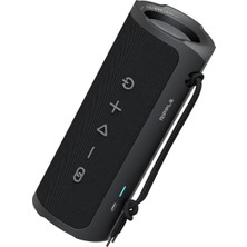 Sayemons Ripple Bluetooth 5.3 Ipx7 Su Geçirmez 30W Tws 12 Saat Çalma Hızlı Şarj 360° Dinamik Ses Işlevlitaşınabilir Kablosuz Hoparlör Siyah