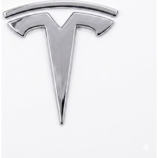 Oto Aksesuarcım Tesla Uyumlu Arma Amblemi Krom