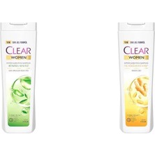 Sayemons Clear Kepeğe Karşı Etkili Şampuan Bitkisel Sentez Aloe & Çay Ağacı Yağı 350 Ml(2) Clear Saç Dökülmesine Karşı Zencefil Özü Kepeğe Karşı Etkili Şampuan 350 Ml(1)