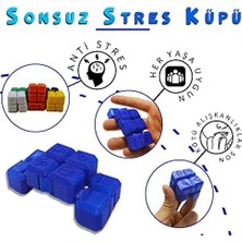 Sayemons Küpü Sonsuz Küp Fidget Popit (Mavi)