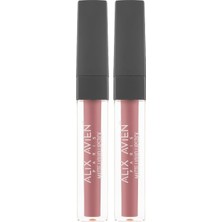 Sayemons Uzun Süre Kalıcı Kadifemsi Kuruma Yapmayan Mat Likit Ruj - Lipstick 505 Nude Pink (2 Paketi)