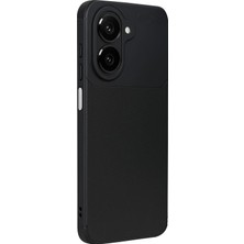 Sayemons Galaxy A07 ile Uyumlu Silikon Kılıf Tpu Negro Silikon Ultra Slim Fit Siyah Karbon Delux Kılıf