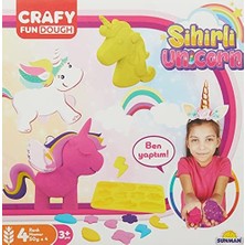 Sayemons Crafy Oyun Hamur Set Sihirli 4X50GR Parmak Hamurlu 11 Parça
