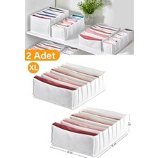 Sayemons 2 Adet - Xlarge 8 Gözlü Çekmece Dolap Içi Düzenleyici Akardiyon Organizer 31 x 36 x 12