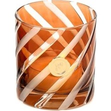 Sayemons Kahverengi Spiral Kesme Cam Mumluk