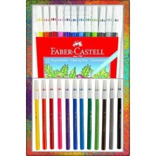 TAN EXPRESS Faberr Castel Keçeli Boyalı Kalem 12 Li 1 Paket