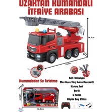 Brother Toys Uzaktan Kumandalı Su Atan Itfaiye Arabası - Şarjlı, Işıklı ve Sesli Oyuncak Araba (29 Cm)