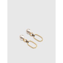 İLVİ Caviae Altın Renk Kadın Küpe