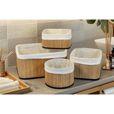Sayemons Wicker Premium Serisi 4'lü Set Organizer