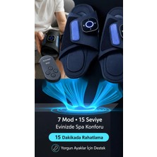 Eldi medikal Ayak Masaj Terliği - 7 Mod 15 Kademe - Rahatlatıcı Masaj Aleti