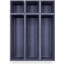 Sayemons 6'lı Ordina Çekmece Düzenleyici Set (3 Kare + 3 Dikdörtgen) Terra