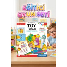 Farbu Oyuncak Clementon I Toy Friends 4'ü 1 Arada Karakter Değiştiren Akıllı Kalemli Eğitici Yapboz ve Aktivite Seti