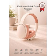 Torima Bluetooth Kulaklık Kulak Üstü Kablosuz Kulaklık P2961 Pembe