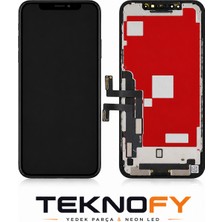 Teknofy Apple iPhone 11 LCD Dokunmatik Ekran Siyah A Kalite