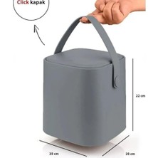 Sayemons Sihirli Çöp Tezgah Üstü Mutfak Çöp Kovası, Bas Bırak Kapaklı, Iç Kovalı, Tutma Saplı, (, 4 Litre)