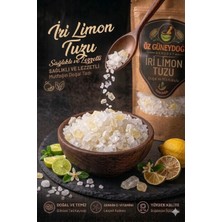 Öz Güneydoğu Baharat Iri Limon Tuzu 100 gr | Doğal Kristal Limon Tuzu | Katkısız & Gıda Tipi