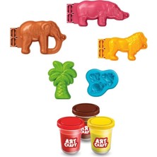 Uravas Store Mey Ithalat® 03997 Art Craft Orman Hayvanları Hamur Set 168 gr -Fentoys