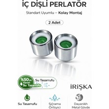 Irişka Batarya Ucu Perlatör Batarya Başlığı Süzgeçli Iç Dişli