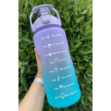 Empressco 2l Tritan Spor Su Şişesi, Motivasyonel Tasarım, Bpa Içermeyen Suluk