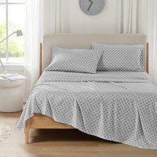 Sayemons Spaces Soğutma Levhaları, Nem Emici Coolmax Çarşaflar, Yumuşak, Renksiz Çarşaf Seti, Uyuyanlar Için Soğutma Çarşafları, Elastik Derin Cep, 40,64 Cm'ye Kadar Yatak, Kömür 4