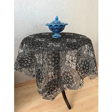 Zesa Home Fiskos Masa Örtüsü Tül Güpürlü Çeyizlik